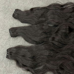 Extensiones de Cabello Humano Ondulado Vietnamita Virgen en Tendencia, Súper Doble Trama, Doble Costura, 100% Cabello Virgen, Venta al por Mayor, Listas para Enviar - Product Image 6