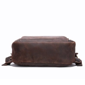 Premium Vintage Leather Laptop <b>Backpack</b> Waterproof Anti-Theft Rucksack for Men Outdoor Travel LBP-0442 - Product Image 3