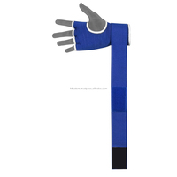 Gants de boxe professionnels de qualité supérieure entièrement personnalisables avec coques en gel, en coton/polyester, sangle de poignet réglable et doublure intérieure extensible