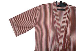 ชุดคลุมกิโมโนลายการ์ตูนพิมพ์บล็อก ผ้าฝ้ายเนื้อนุ่ม ระบายอากาศได้ดี สำหรับผู้หญิง แบรนด์ Naaz Textile เหมาะสำหรับใส่ช่วงฤดูร้อน  งานแฮนด์เมด ODM คอวี เอวยางยืด - Product Image 4