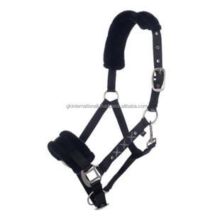 Cabestro de caballo de nailon ligero de alta calidad en todos los colores y tamaños personalizados con acolchado de visón suave en la banda de la nariz y la pieza de la Corona - Product Image 4