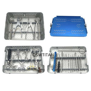 Kit de cirugía ortopédica para fracturas de animales pequeños, básico y general, con herramientas quirúrgicas de acero inoxidable alemán de alta calidad, de Dentavex. - Product Image 1