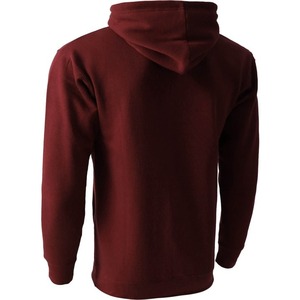 Sweat-shirt à capuche en polaire surdimensionné pour homme, motif uni, hiver, avec logo brodé - Product Image 5