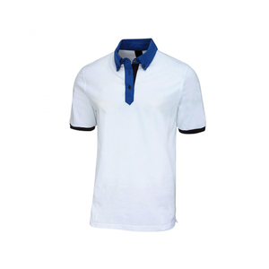เสื้อโปโลผู้ชายสไตล์ใหม่ปี 2025 แขนสั้น แห้งเร็ว ใส่สบายในฤดูร้อน ลายสีตัดกัน แบบเรียบง่าย ราคาขายส่ง - Product Image 2