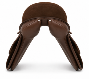 Silla de Montar Inglesa de Cuero Genuino para Salto, Fabricante OEM, Silla de Entrenamiento Ecuestre - Product Image 4