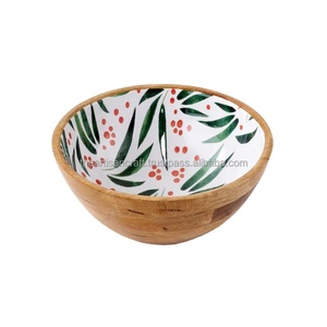 Tazón de Madera con Diseño Impreso, Plato Decorativo Hecho a Mano con Diseño Personalizado, la Mejor Calidad por Artesanos - Product Image 2