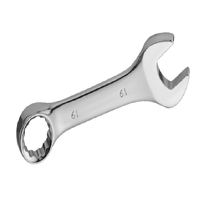 Clé à molette industrielle courte, combinée à ouverture et à anneau, de type elliptique, robuste - Product Image 2