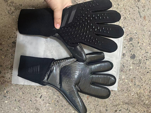 Guantes de Portero Profesionales Unisex de Alta Calidad, Ajustables, de Cuero, con Medio Dedo, Diseño Invertido, Impermeables y Resistentes al Desgaste - Product Image 6