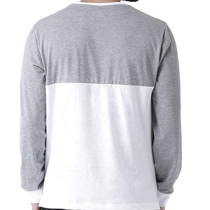 Camisetas de algodón personalizadas para hombre, Camisetas básicas holgadas Unisex de manga corta con cuello redondo de gran tamaño, camiseta atlética sólida - Product Image 5