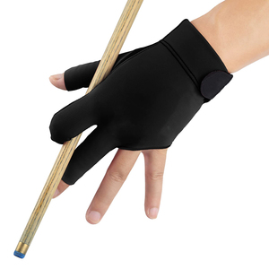 Guantes de Snooker Cómodos, Personalizables en Talla y Color, Servicio OEM/ODM, Guantes de Billar Transpirables de Una Mano, Teñidos en Color Liso - Product Image 4