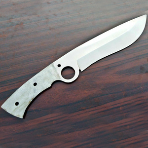 Custom Handmade Industrial DIY Stainless Steel Clip Point Straight Edge Blank Blade 14 Inches for Bowie Knife OEM/ODM/OBM - Product Image 4
