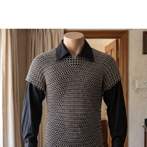 Camisa de armadura de acero con diseño soldado, armadura completa en 3D, arte coleccionable, temática antigua - Product Image 5