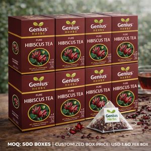 Sachets de thé Hibiscus Subderiffa à la Proporcion d'Or : Équilibre Parfait du Goût Acidulé pour la Santé Holistique - Fournisseur Professionnel de Tisanes - Product Image 3
