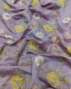 Luxury Sequin Embroidery <b>Fabric</b> Mesh Net Lace Fashion Textile For Women Garment Boutique And Wholesale Exporters - Product Image 2
