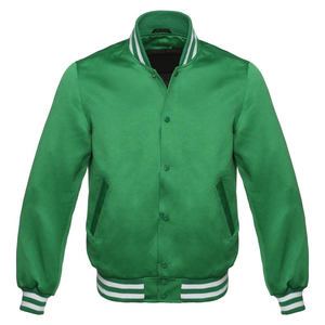 Veste bomber en satin de soie personnalisée, veste de luxe en satin pour le football, vestes en satin des Raiders - Product Image 3