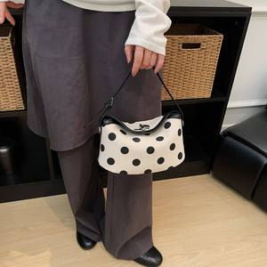 Bolso de hombro de cuero genuino para mujer al por mayor, bolso de mano con logotipo personalizado, etiqueta privada para boutiques - Product Image 3