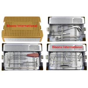 Juego de Instrumentos Quirúrgicos Ortopédicos BISONS de Acero Inoxidable con Tornillo Canulado Manual de 6.5mm - Product Image 1