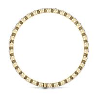 Bracelet tennis en or blanc 18 carats serti de diamants |   Bracelet éternité rond brillant avec halo pour femme |   Mariage Nuptial