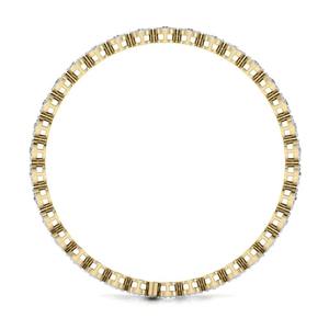 18K White Gold Cluster Diamond Tennis <b>Bracelet</b> | Round Brilliant Halo Eternity <b>Bracelet</b> for Women | Bridal Wedding Anniversary - Product Image 3