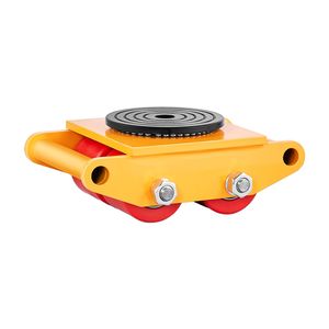 Carrello per Movimentazione Macchinari 13.200 LBS/6T in Acciaio al Carbonio, Carrello Industriale Resistente con 4 Ruote in PU - Adatto per Industrie al Dettaglio - Product Image 2