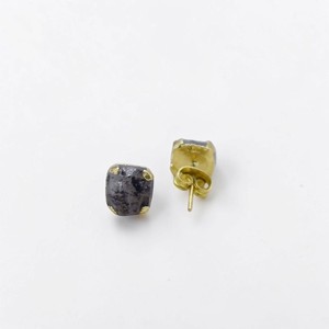 Pendientes de tuerca de diamante Herkimer certificados por terceros al por mayor para mujer, chapados en oro de 14K, con piedra preciosa de nacimiento en bruto, minimalistas, de primavera - Product Image 2