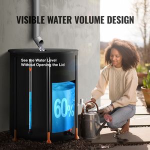 Serbatoio Pieghevole in PVC da 66 Galloni per Raccolta Acqua Piovana, per Kit di Irrigazione Portatili - Product Image 2