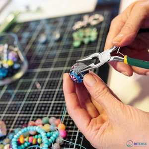 Pince à bec effilé en acier inoxydable pour la fabrication de bijoux, mini-pince à bec pour chaînes, bricolage - Product Image 3