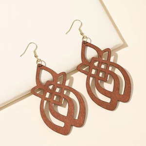 Pendientes de madera hechos a mano por PERFECT ENTERPRISES - Product Image 1
