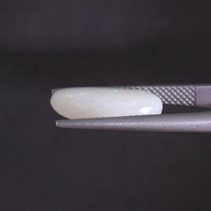 Opal Loose Gemstone 5.51 Carat Oval Cut 16x12mm Hand Cut <b>Polished</b> IGI Certified White Natural Light <b>Waxing</b>/Oiling Treated - Product Image 2