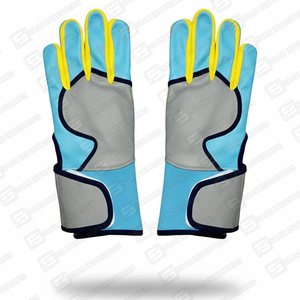 SAAR INDUSTRIES Professional High Quality Durable Soft Lightweight Long Cuff Double <b>Strap</b> Cowhide Leather Ambidextrous Training - Product Image 4