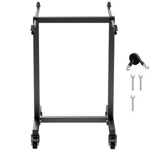 Carrito Plegable para Sillas con Capacidad para 200 Libras, Carrito de Metal Resistente en Forma de T con Ruedas de Goma, Capacidad para 14 Sillas, Carrito de Almacenamiento para Hotel - Product Image 1