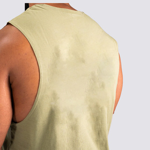 Débardeur Homme Sans Manches à Motif Dessin Animé, Style Urbain, Coupe Musclée, Broderie, Tricoté en Coton et Fibre de Bambou - Product Image 2