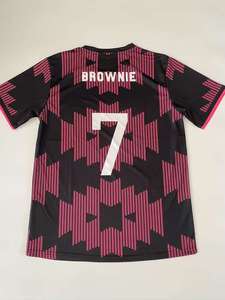 Customize Sublimation Soccer Jersey Uniform for Kids Youth Joiner Color Yellow White <b>Black</b> Green and Blue Wholesale Cheap Price - Product Image 3