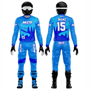 Traje de Motocross para Hombre de Tela de Secado Rápido de Alta Calidad, Nuevo Diseño Vintage con Impresión por Sublimación, Jersey y Pantalón de Carreras MX - Product Image 1