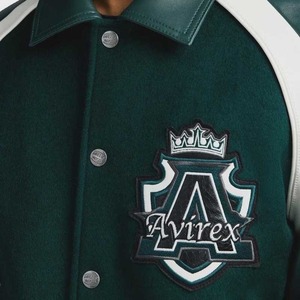 เสื้อแจ็คเก็ตบอมเบอร์สีเขียว Avirex - Product Image 4