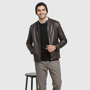Eco Friendly High Street Unique Style <b>Mens</b> <b>Leather</b> <b>Jacket</b> Fast Delivery Fully Customized Design Winter <b>jacket</b> for <b>men</b> - Product Image 6