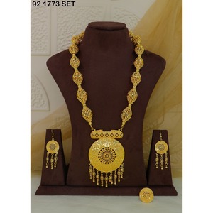 Luxury Arabic <b>gold</b> plated necklace <b>set</b> for women Tunisian Jewelry Libya Tunisia Algeria Arabic Jewelry Artificial <b>Jewellery</b> <b>set</b> - Product Image 5