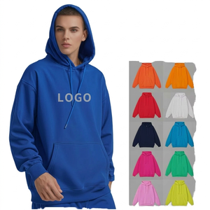 Sudadera con Capucha Casual para Hombre, Estilo Moderno, Holgada, Cálida, de Forro Polar, con Cordón Ajustable y Bolsillo Tipo Canguro, para Ropa Urbana - Product Image 1