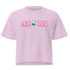 Camiseta Oversize de Algodón Suave JJ MOM para Mujer, Cuello Redondo, Manga Corta, Estilo Urbano, Venta al por Mayor - Product Image 1