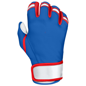 Gants de frappe de baseball à manchette courte, paume en cuir durable, fermeture à bouton-pression pour adulte, écologiques, légers, personnalisables - Product Image 3