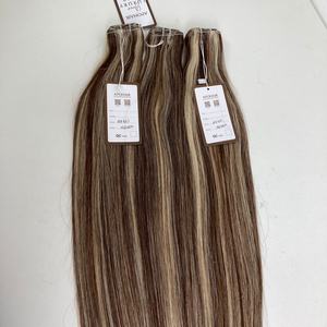 Extensiones de trama de cabello Remy de Color Balayage de la mejor calidad, tejido de cabello humano vietnamita crudo de estilo recto - Product Image 6