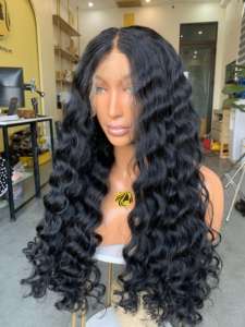 Pelucas de cabello Remy ondulado largo, cabello humano vietnamita personalizado, paquetes de trama única, desprendimiento libre de enredos - Product Image 4