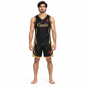 Conjunto de Uniforme de Baloncesto Personalizado para Equipos, Pantalones Cortos de Secado Rápido y Transpirables para Entrenamiento, Prácticas, Partidos y Ligas - Product Image 1