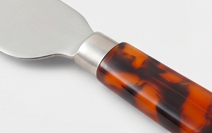 Elegante Juego de Espátulas para Queso de Boda, Cabeza de Acero Inoxidable Mikasa con Mango de Tortuga, Utensilios de Mesa para Cocina y Restaurante - Product Image 2