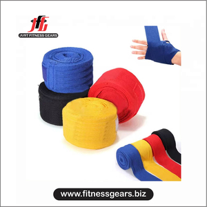 JUST FITNESS GEARS - Vendas para Manos Personalizadas de Poliéster Unisex para Fisicoculturismo, Transpirables, Duraderas, con Cierre de Tirón, Protección Básica - Product Image 2