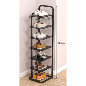 Entryway 7-Tier Narrow Vertical <b>Shoe</b> Rack - Product Image 5