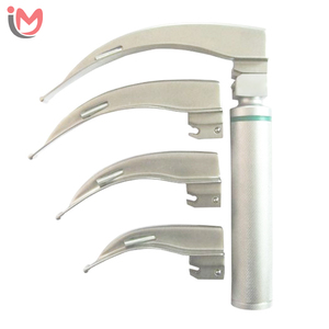 Laryngoscope manuel à fibres optiques Macintosh à prix raisonnable pour la vente en gros avec 4 lames, kit de diagnostic, services OEM - Product Image 5