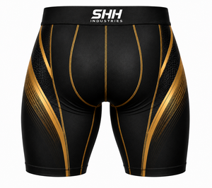 Custom Men Compression Shorts Quick Dry Stretch Gym Running Training Athletic Sports Tights OEM Private Label Wholesale - Product Image 2
