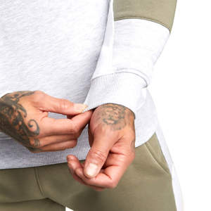 Ensemble de survêtements à capuche en molleton de coton pour hommes, manches courtes, pour le fitness et le jogging, personnalisable, respirant, imprimé, hiver - Product Image 3