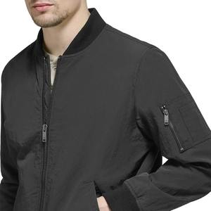 Premium Men's <b>Quilted</b> Bomber Jacket Custom OEM <b>Winter</b> Casual Outerwear Custom Heavyweight Varsity Jacket Embroidered Wool - Product Image 5